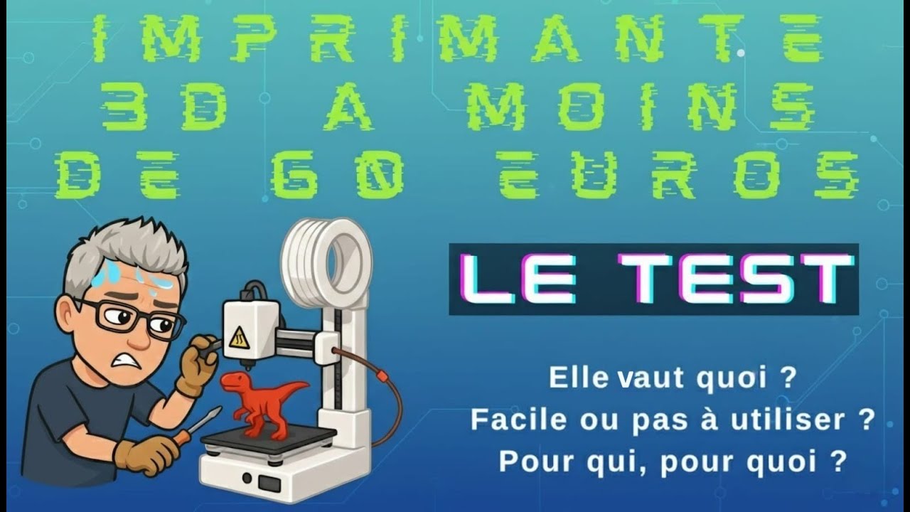 Une mini imprimante 3D à moins de 60 euros (vous allez être supris)