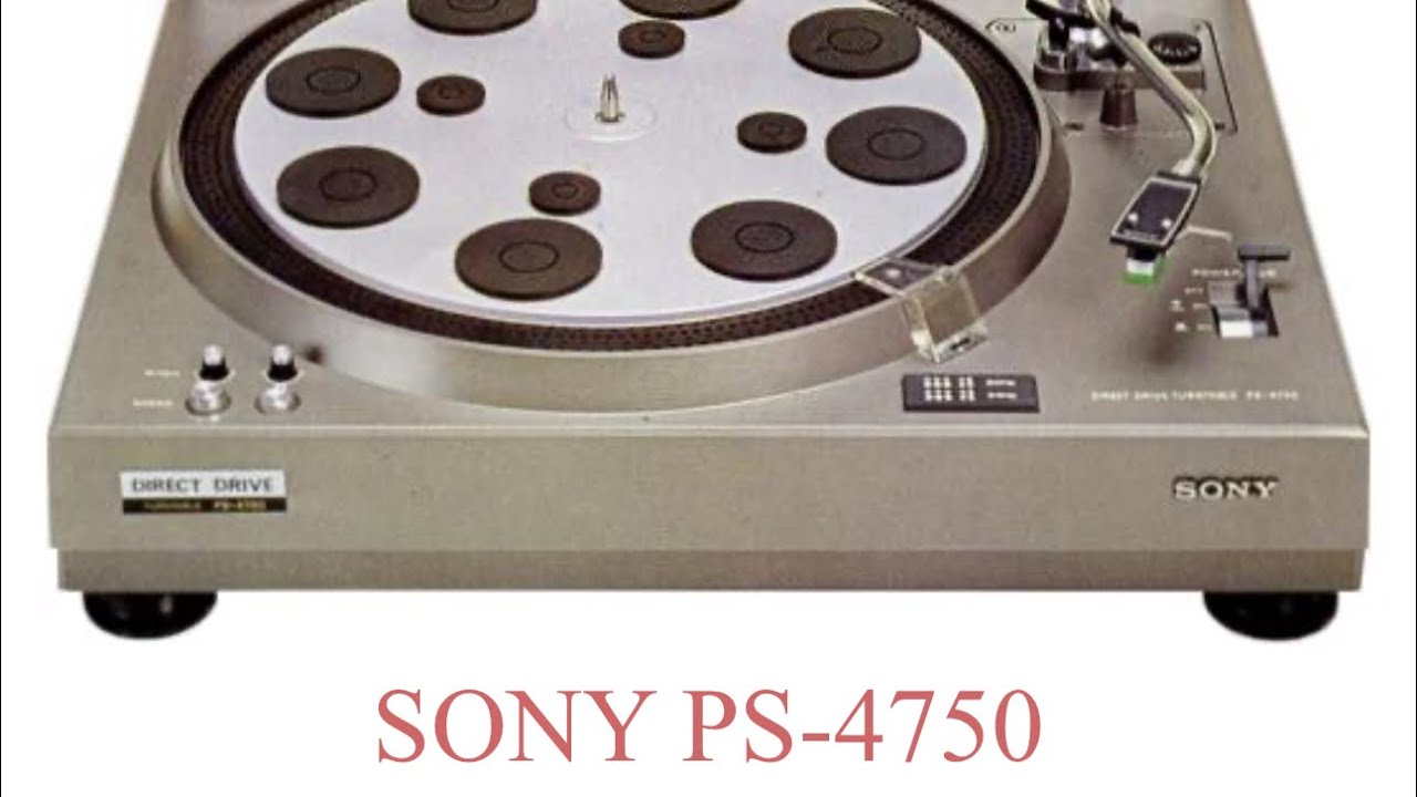 SONY PS-4750 1974 Stereo Turntable