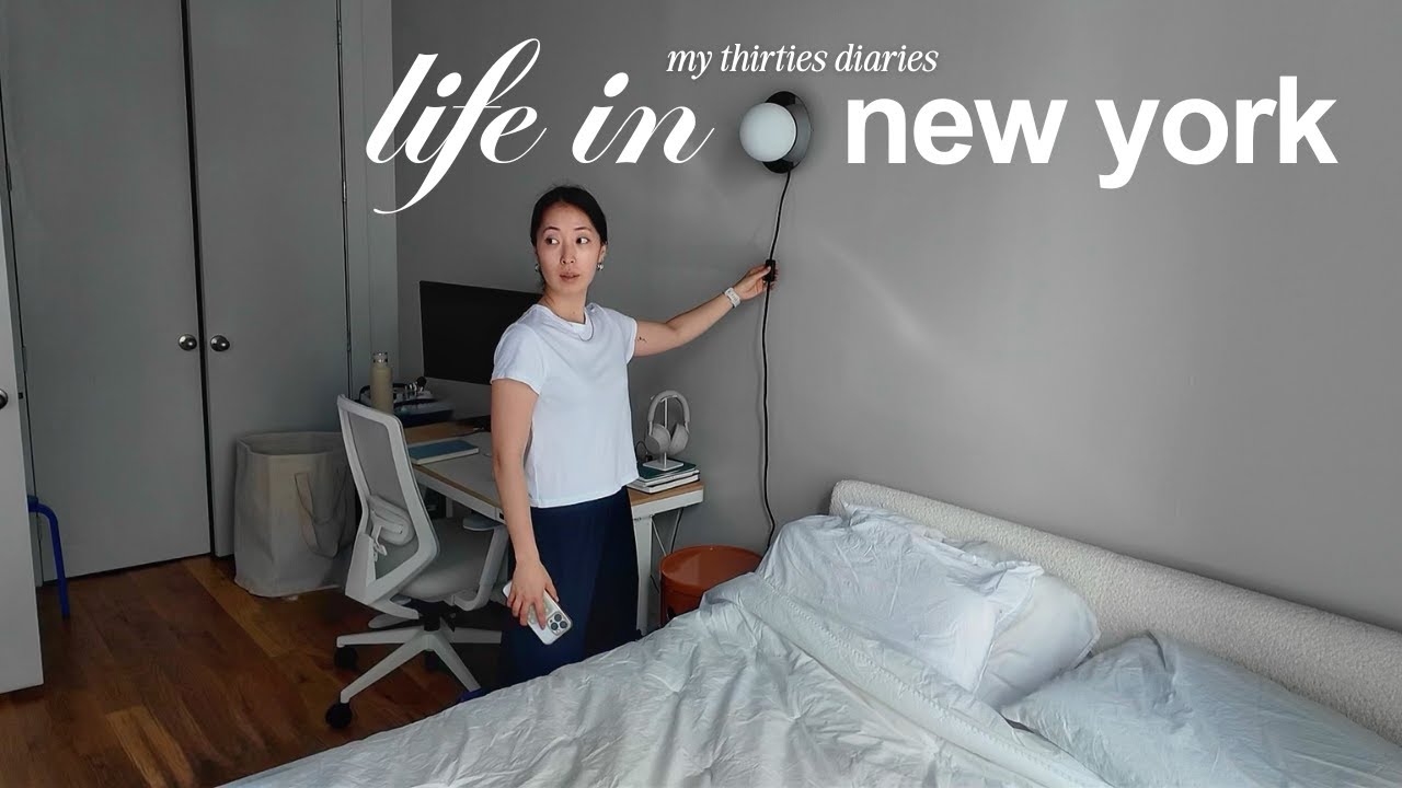 life in New York | unboxing vintage lamp, apartment updates, hamptons trip ☀️