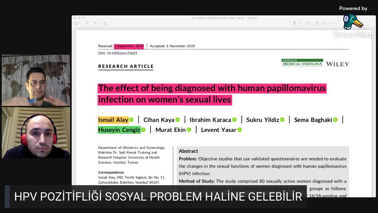 HPV VE İLİŞKİLER
