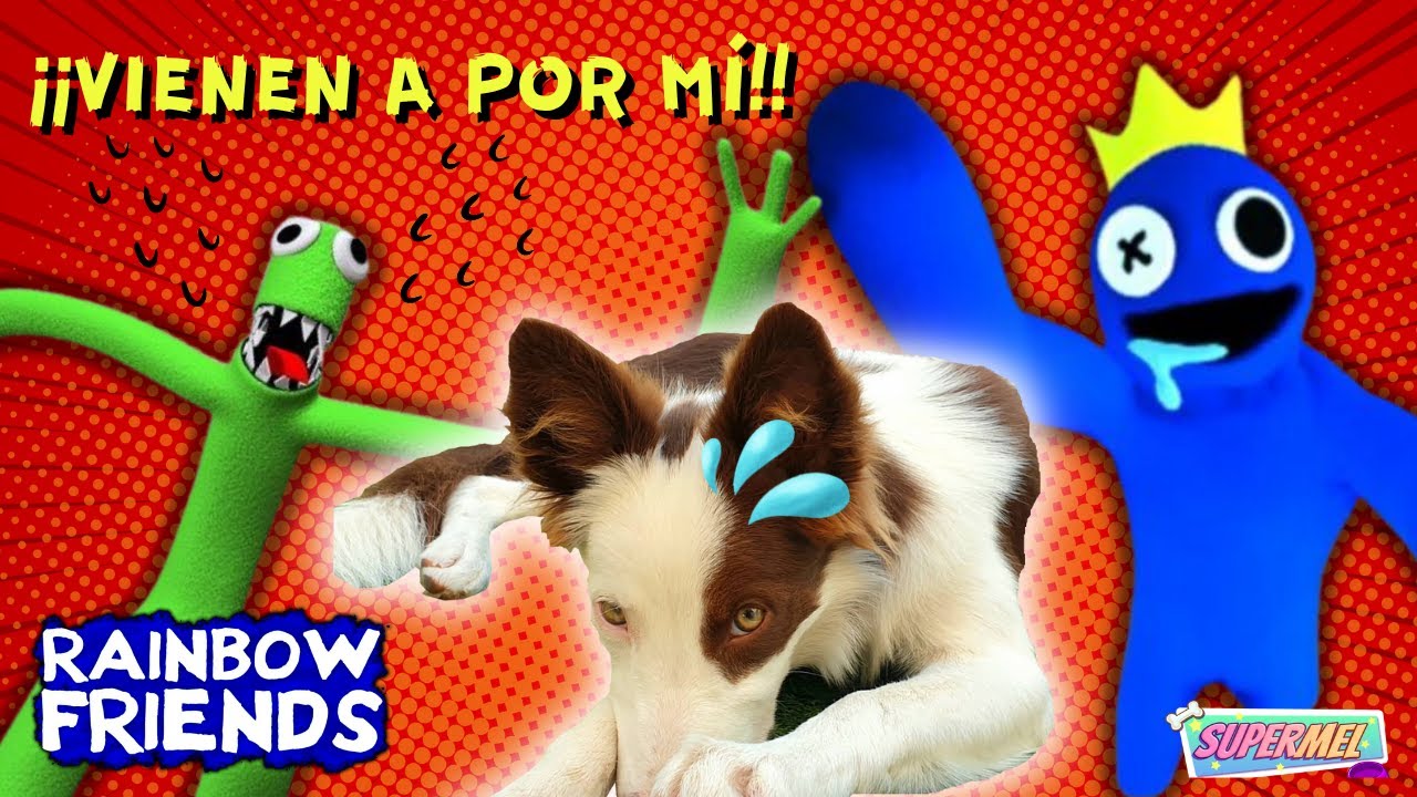 RAINBOW FRIENDS Roblox / Lo paso MAL con BLUE Y GREEN! Mel Gamer