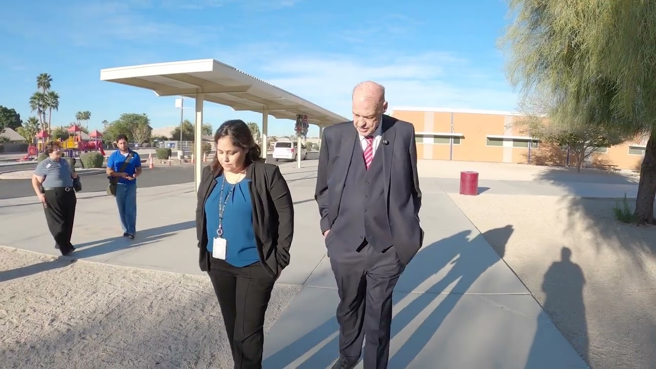 Desert View Academy in Yuma receives academic achievement award.