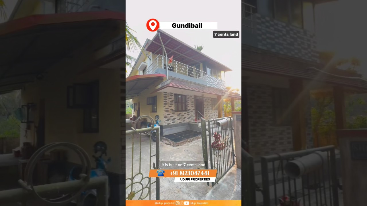 1600sqft 4bhk house available at Gundibail, Udupi #udupiproperties #udupi #manipal
