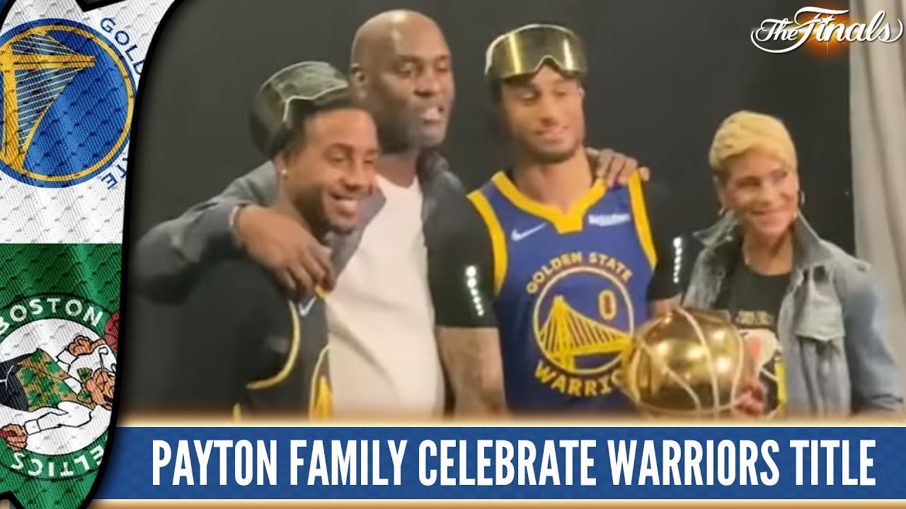 Gary Payton Celebrates w/ GPII After Warriors Win Title | Behind the Scenes Access