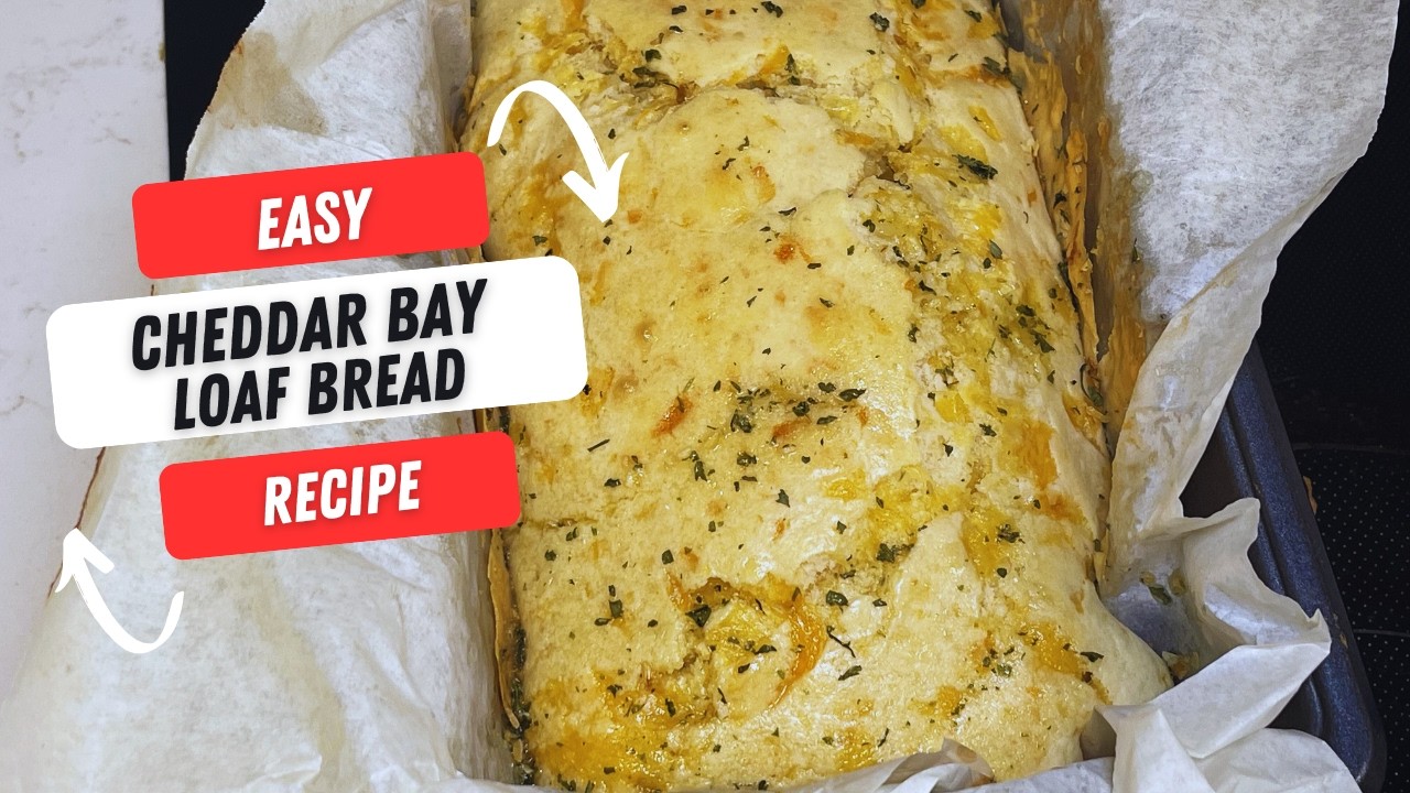 Must Try Cheddar Bay Loaf Bread Recipe I Red Lobster Style Cheddar Bread