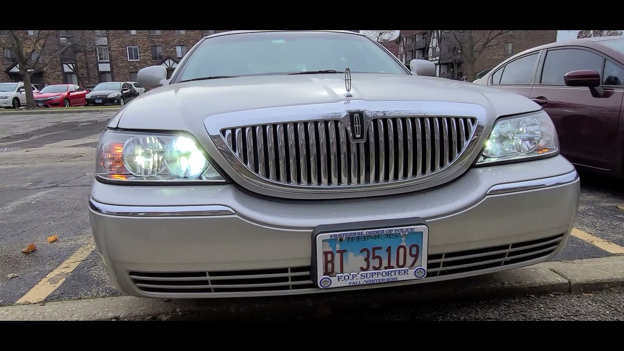 Lincoln Town Car Guy Installs New 4WDKING LED Headlights from @PanzerPlatform & @HollywoodHornet