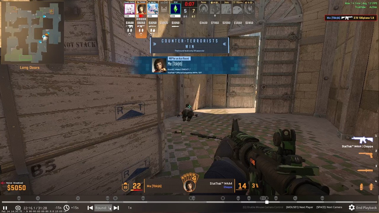 CS2 ACE  - 11 in Dust 2 #counterstrike #counterstrike2 #cs2 #trending #fyp #viral