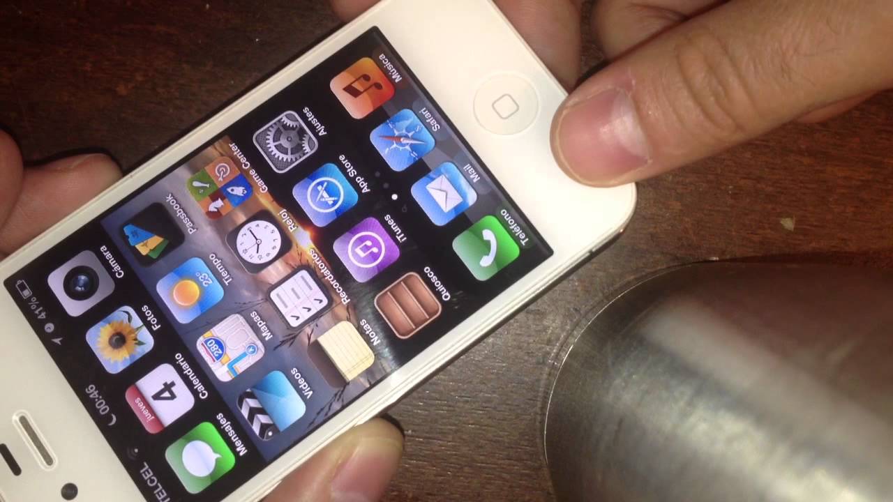 Como Calibrar / Reparar el boton home de iPhone 4/4s