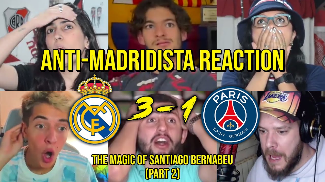 ANTI-MADRIDISTAS & BARCA FANS REACTION TO REAL MADRID VS PSG (PART 2) | FANS CHANNEL