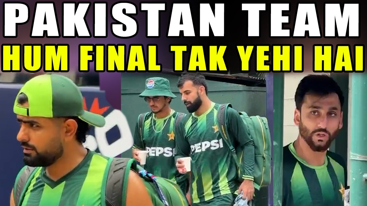 Pakistan Cricket Team Departure from SSC Ground to Team Hotel