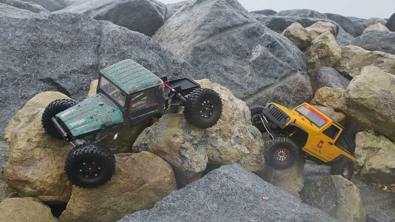 RC crawl new rocks #rc #axial #scx10 #lcg #fusion #rcfans #rcfun #rccar #rccrawler #epic #fun 