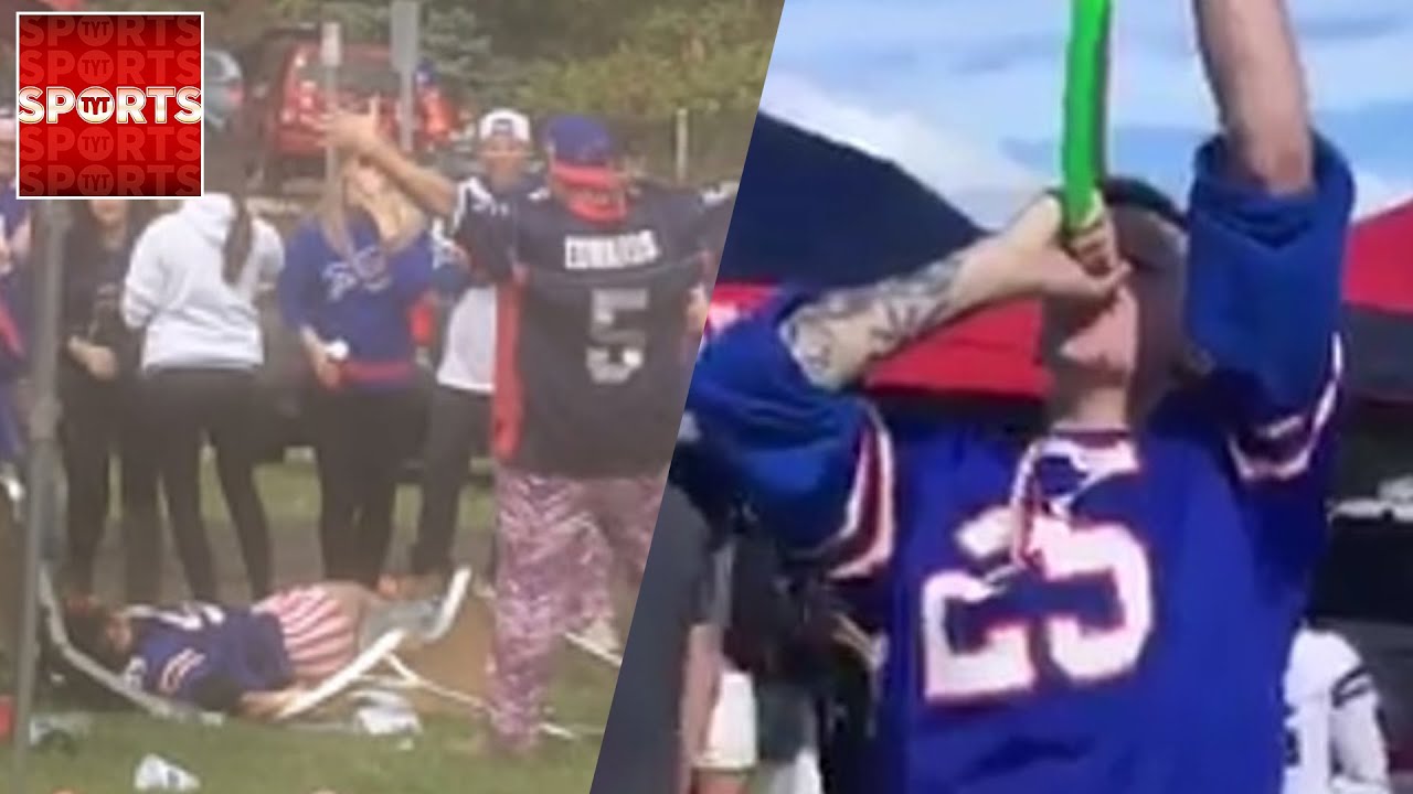 CRAZIEST FAN VIDEOS Come From The Buffalo Bills [Tailgate WWE Finishing Moves!]