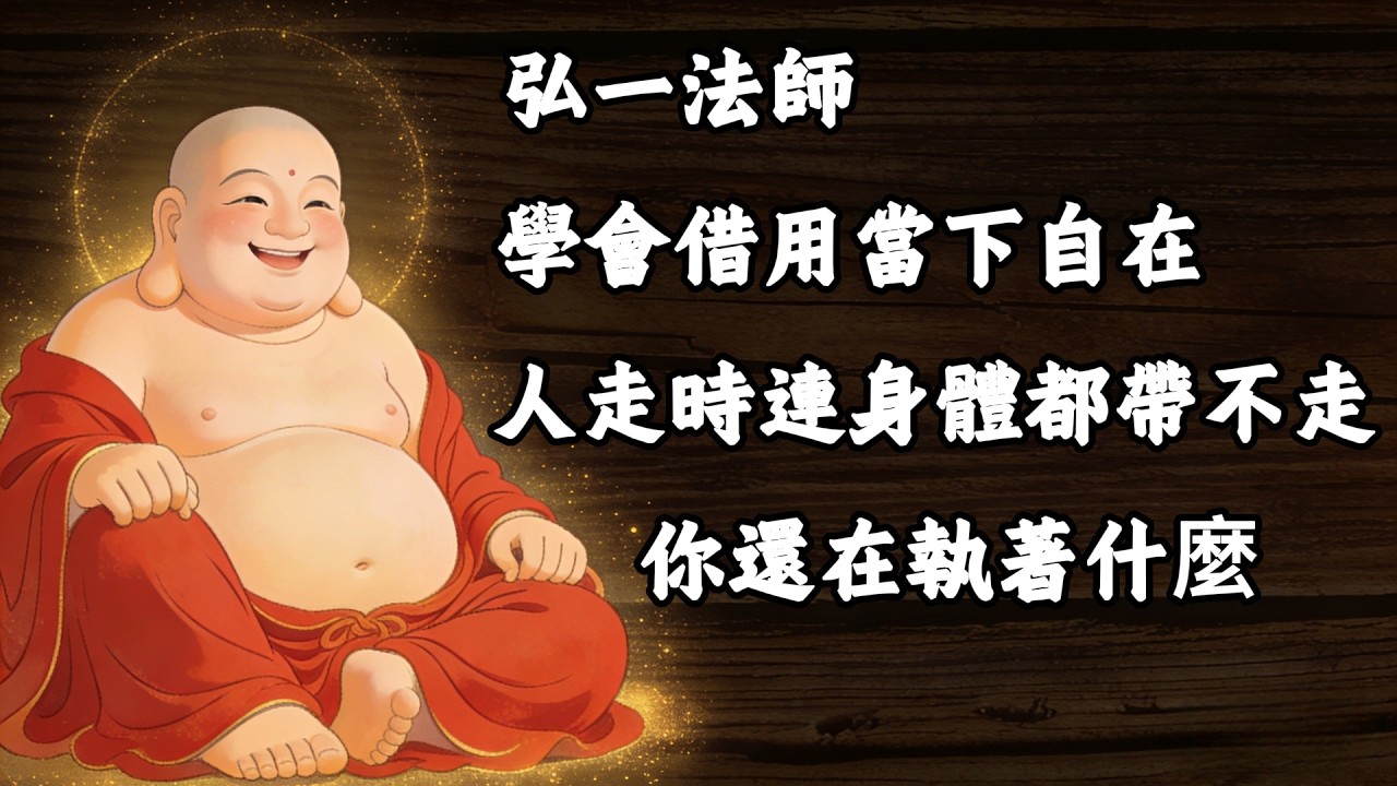 人走時連身體都帶不走，你還在執著什麼？弘一法師：學會「借用」，心立刻輕鬆自在！#福報 #命運 #傲慢 #慈悲 #改命 #因果報應 #五十歲 #晚年 #人生智慧 #佛法