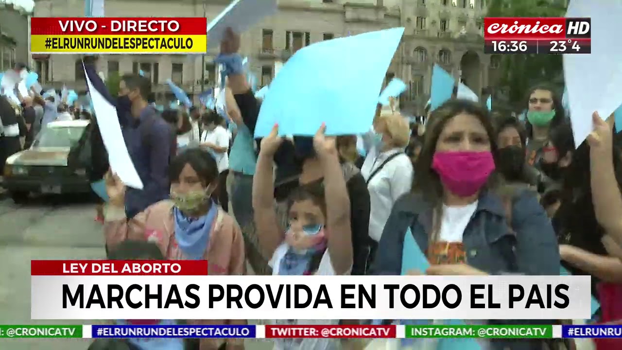 Marcha provida en el Congreso