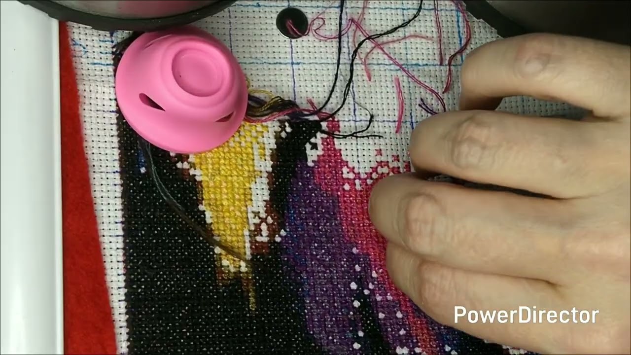 Le lion coloré #enchantedstitch #counted #countedcrossstichpatterns 