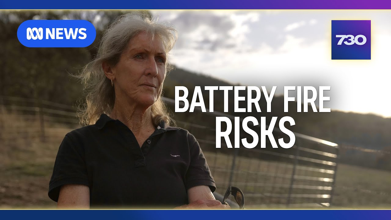 Fears renewable energy batteries will put bushfire-prone town at 'risk' | 7.30