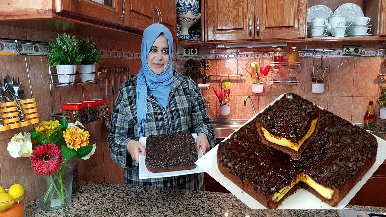 الكيكة المفتولة  بكريمة لذيذة جدا روعة  في المذاقSbriciolata
