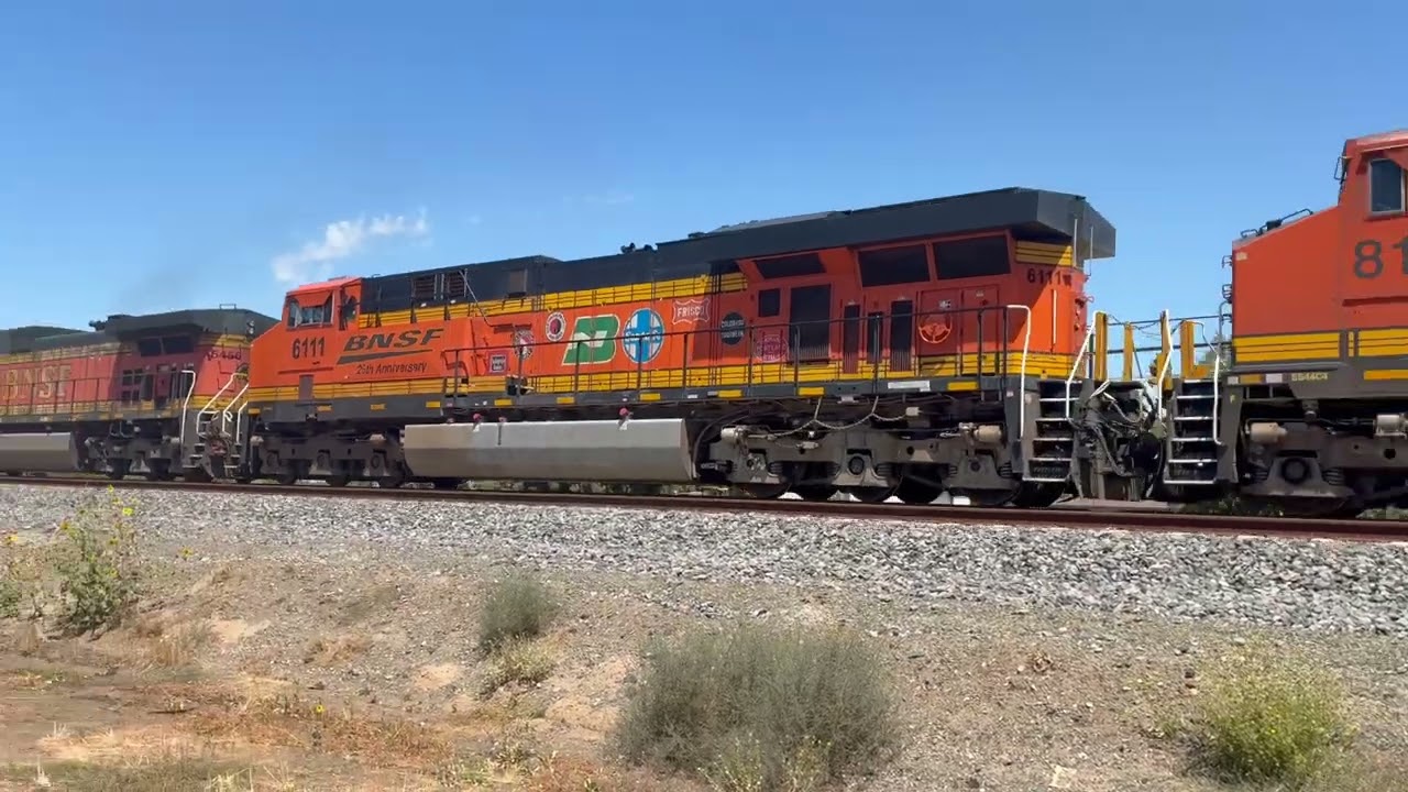 Railfanning Merced BNSF and Amtrak | P42 Leaders and More!