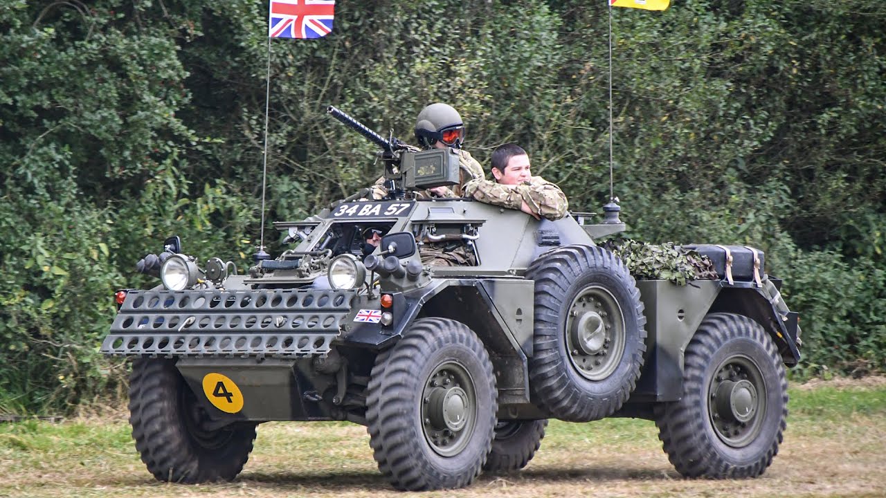Daimler Ferret Mk1 (FV701) Armoured Scout Car at Capel Military Show
