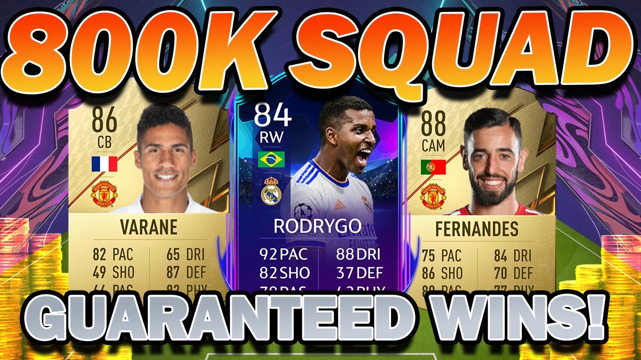 *INSANE* 800k SQUAD BUILDER - FIFA 22 Ultimate Team