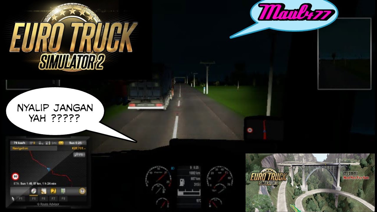 ETS2MODINDONESIA||Njajal truck scania || Mapsumatra by safarul ilham ||Kelilingsumatra series
