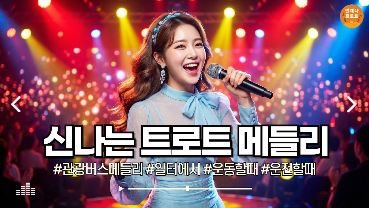 🔴실시간 🚫광고 없음 | 오늘은 이 노래들로 분위기 냅니다 😄 신나는 트로트 메들리 | 최신 트로트 | 언제나 트로트