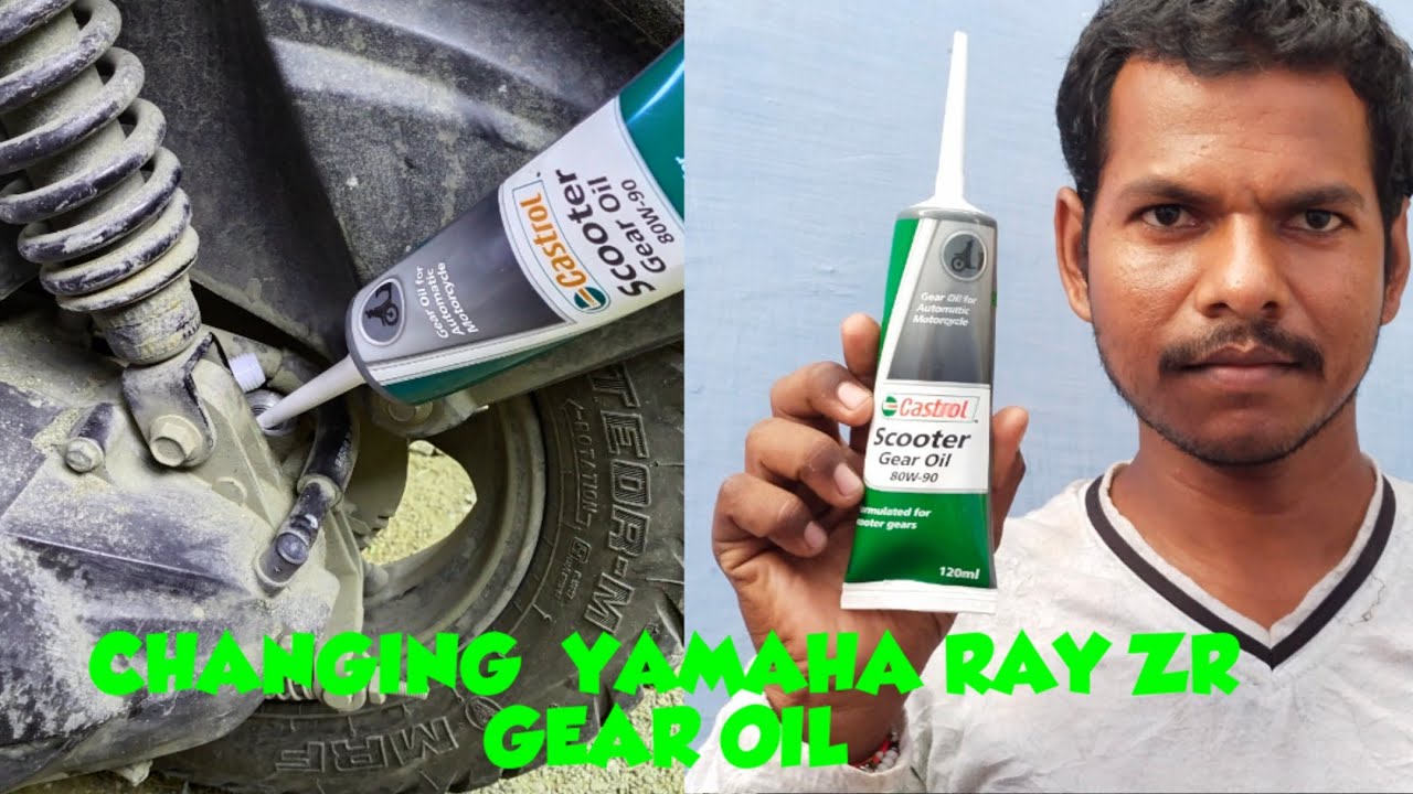Engine Gear oil changing Yamaha Ray ZR 🛵#crazyvideo#viral
