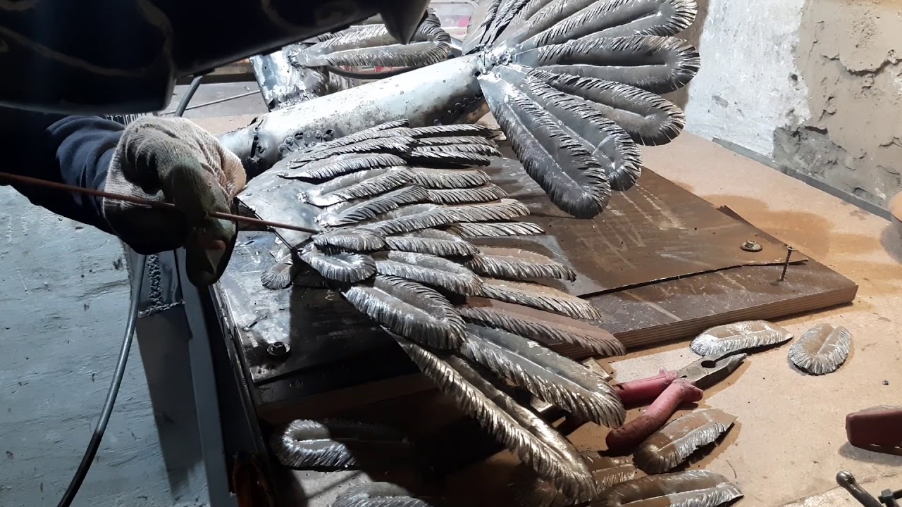 Как сделать орла из металла | часть 3| Крылья | How to make eagle