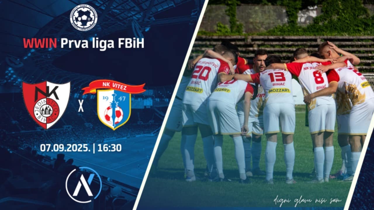 3. kolo WWIN Prva liga FBiH | NK Jedinstvo - NK Vitez | 07.09.2025.