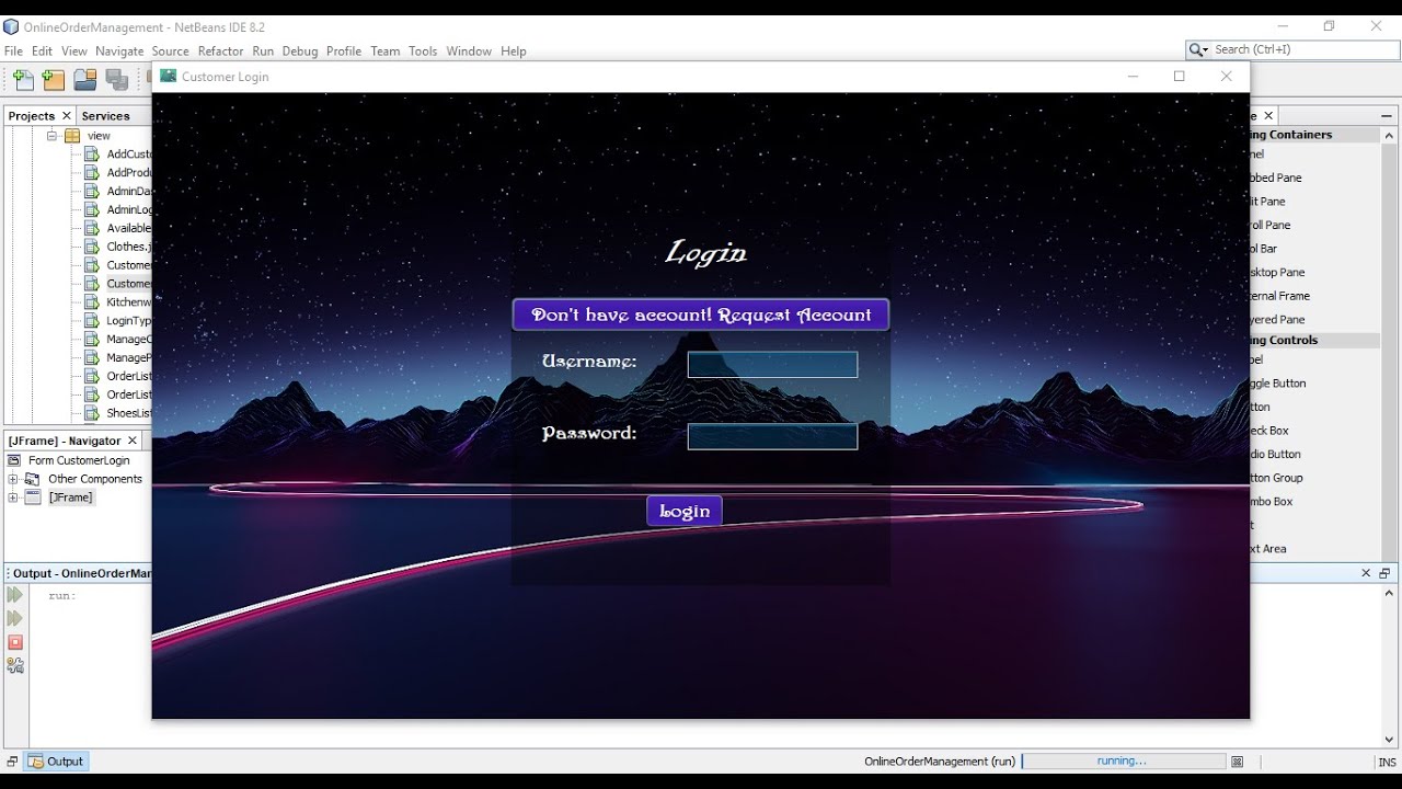 JAVA Tutorial | How to design Login Form using Netbeans IDE | Custom Login Form |Java JFrame