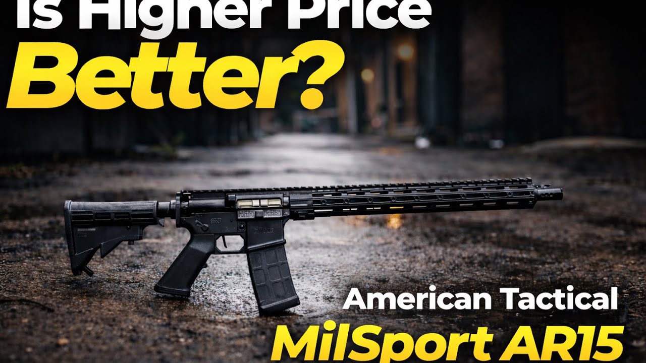 American Tactical MilSport AR15. Означает ли большая цена лучшее качество?