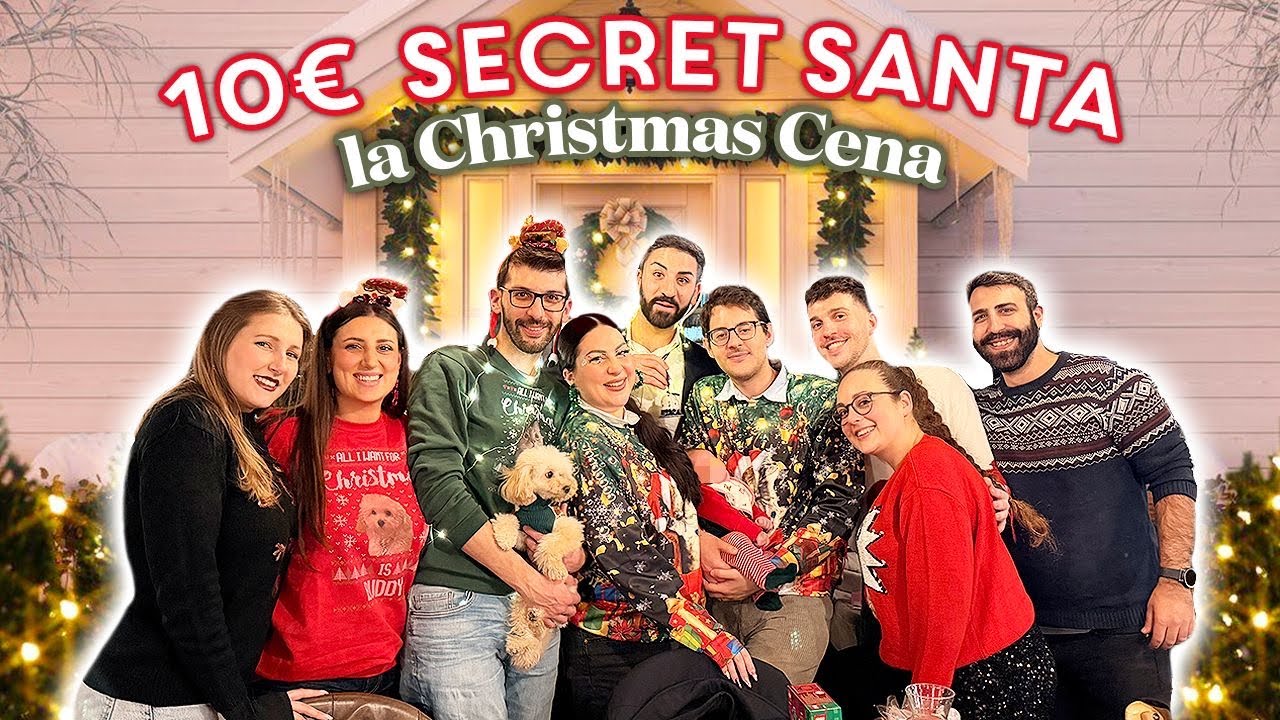 SCAMBIO REGALI DI NATALE! 🎁 SECRET SANTA & LA CHRISTMAS CENA 2025 🎄 tema: Natale Pacchiano ✨
