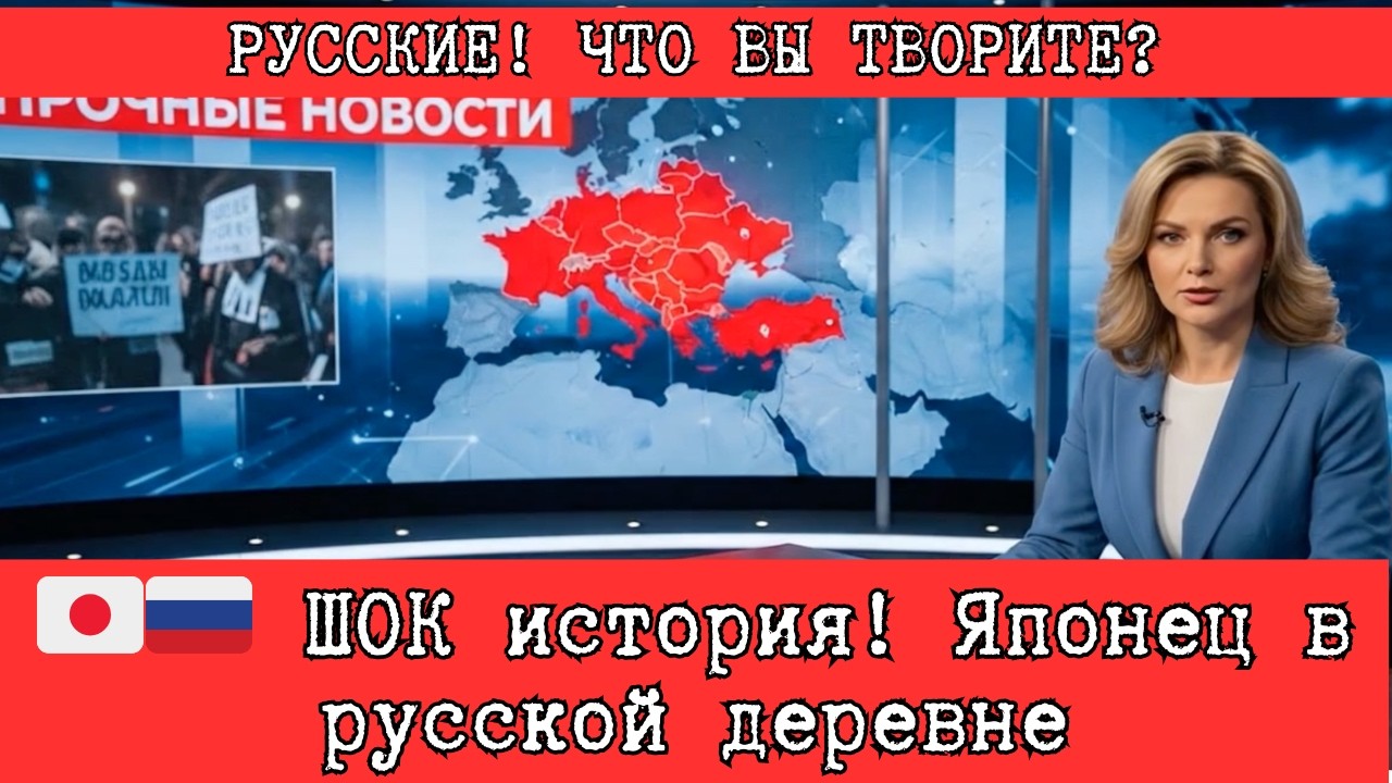 🇯🇵🇷🇺 ШОК история! Японец в русской деревне — Я не ожидал ТАКОЙ реакции