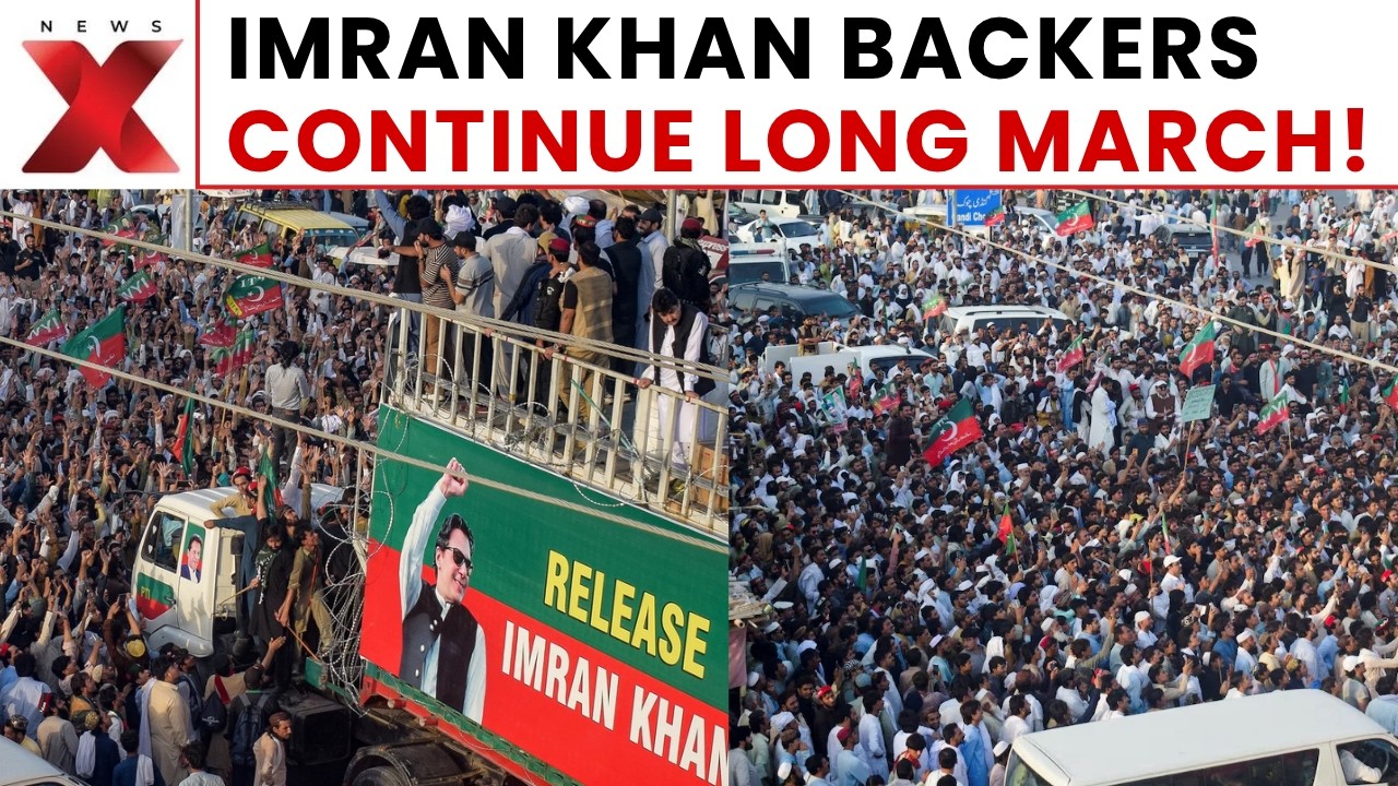 Pakistan Long March Update: Imran Khan Supporters Reach Bara On Way To Islamabad On Day 3