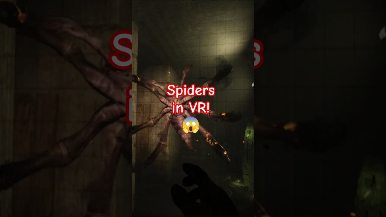 Spiders in #vr #metroawakening #psvr2 #shorts #shortvideo