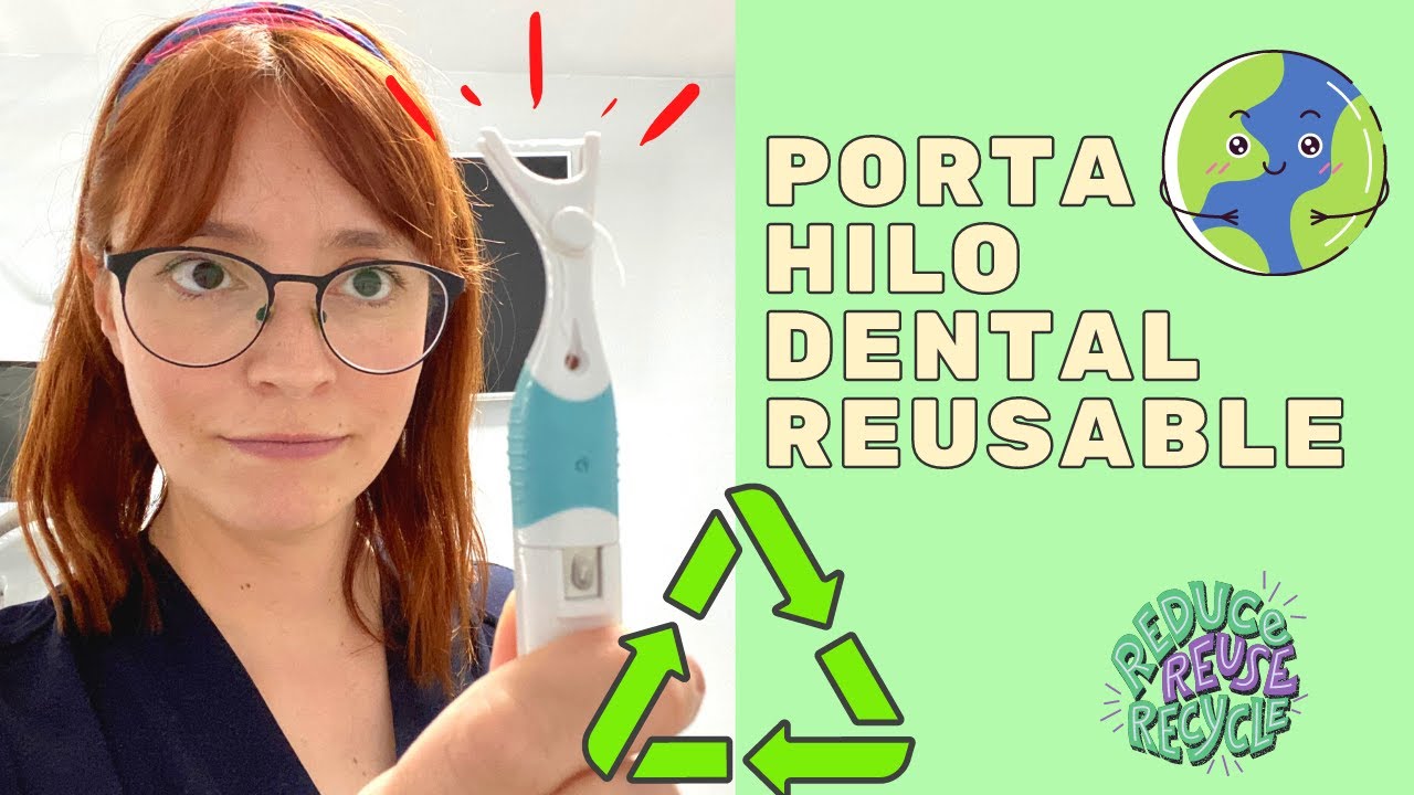 Porta hilo dental reutilizable ♻️🦷