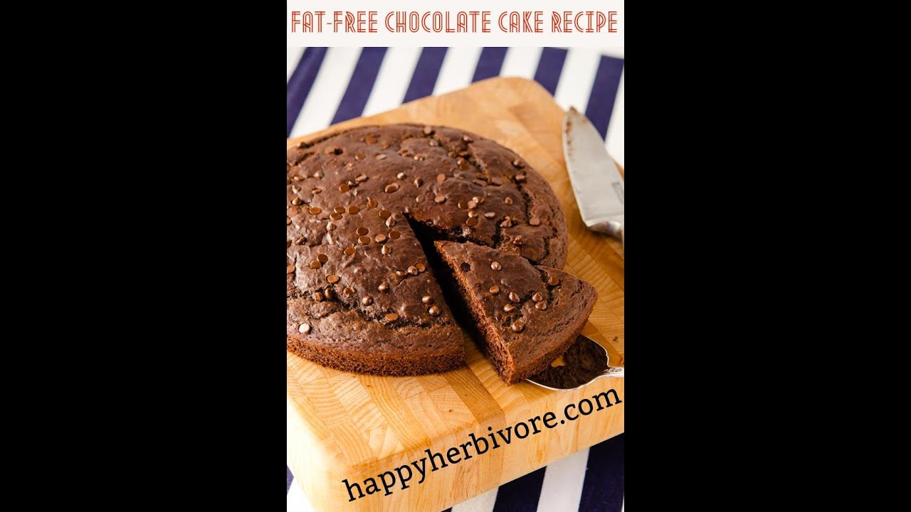 Low Fat Vegan No Oil Happy Herbivore Chocolate Cake EASY & FAST