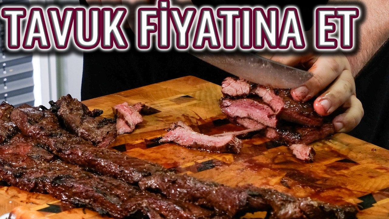 TAVUK FİYATINA, D&Ouml;NER TADINDA ET YİYİN ! (Mangalda Perde Eti ve Kuyruk Yağlı Mantar )
