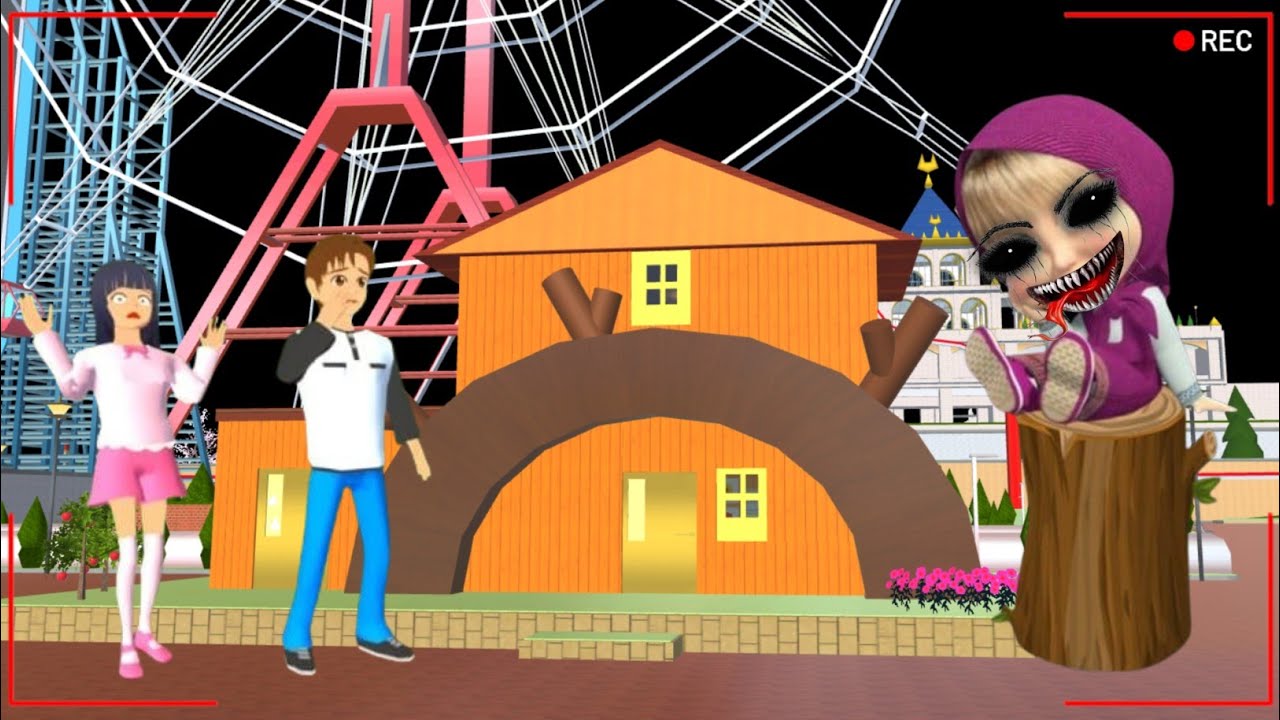 Ding dong HORROR MASHA GHOST SCARRY😫‼️ Yuta report Police‼️|| SAKURA SCHOOL SIMULATOR