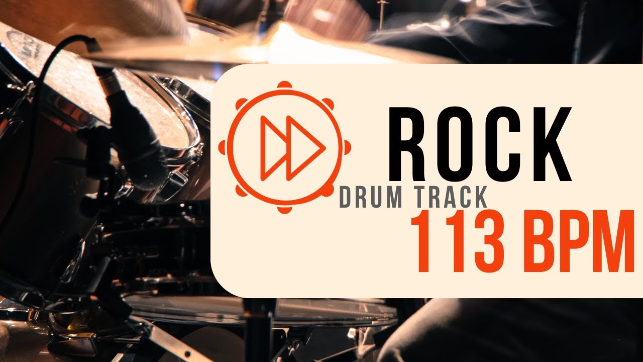 113 BPM | Rock Drum Beat | Baking Track (#40)