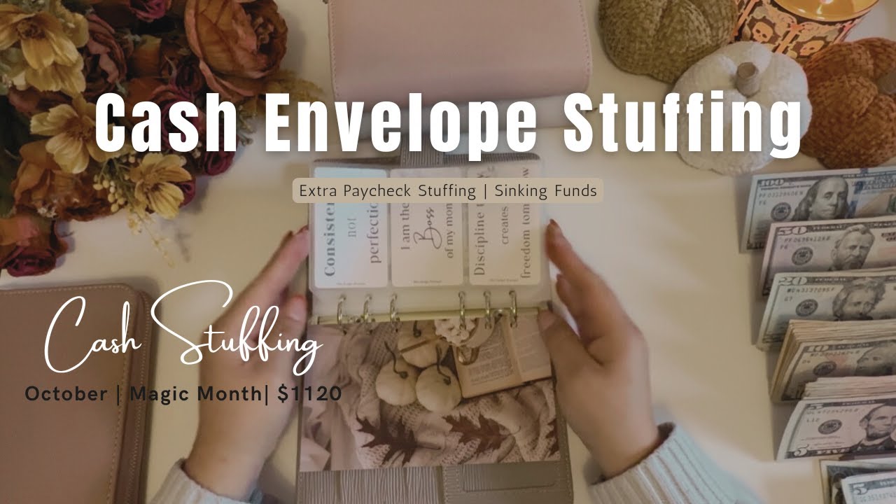 Magic Month Cash Stuffing | $1120 | Travel Binder #cashstuffing   #budgetwithme #blissbudgetboutique