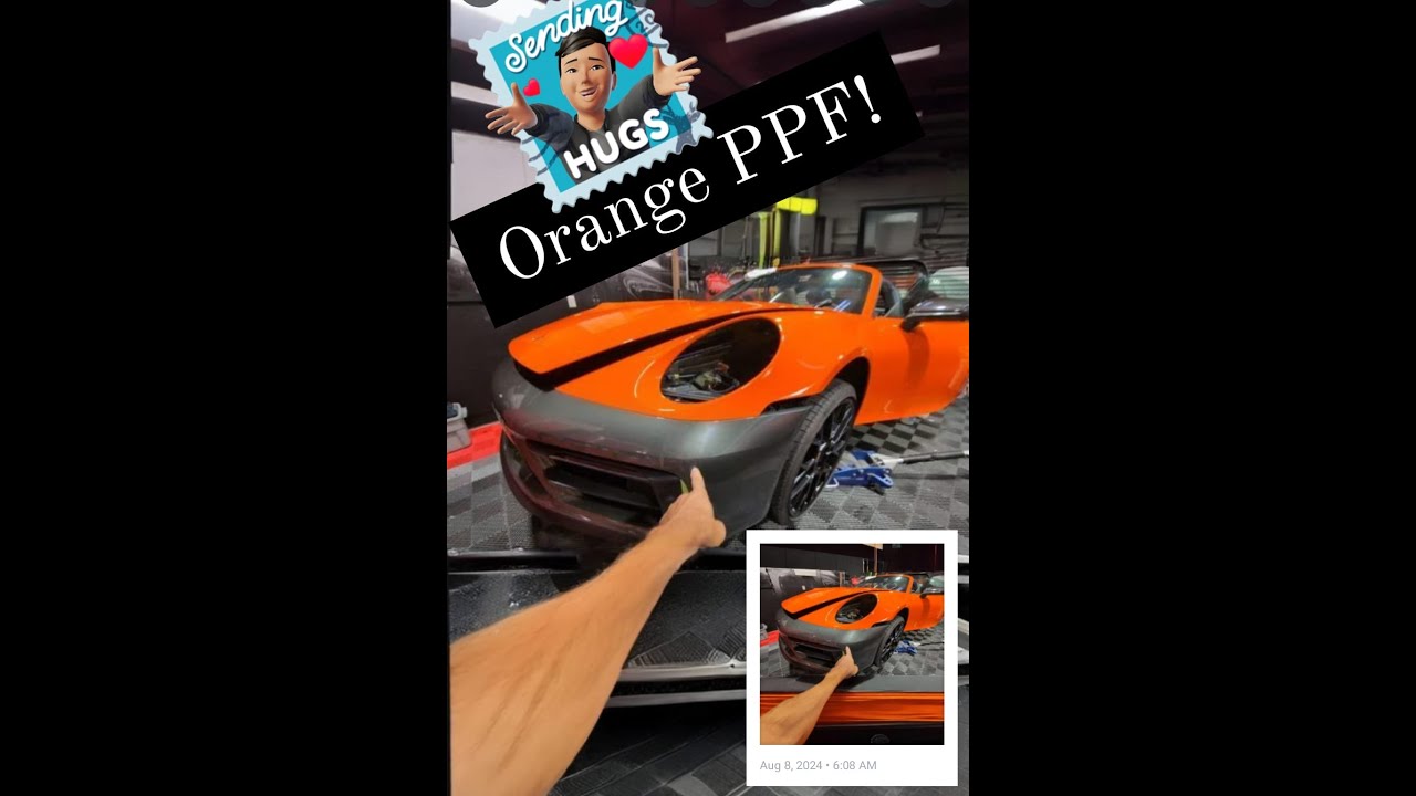 Porsche Orange PPF