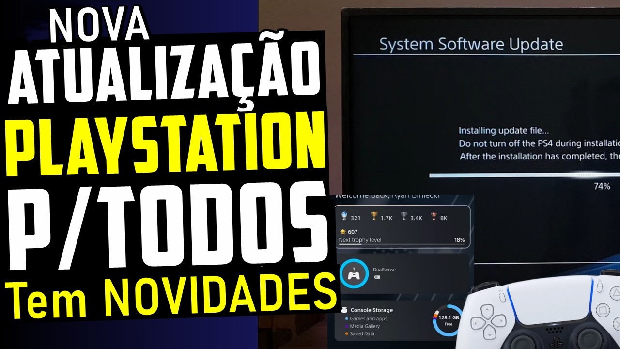 NOVA ATUALIZAÇÃO NO PLAYSTATION TEM NOVIDADES E MAIS INFOS!