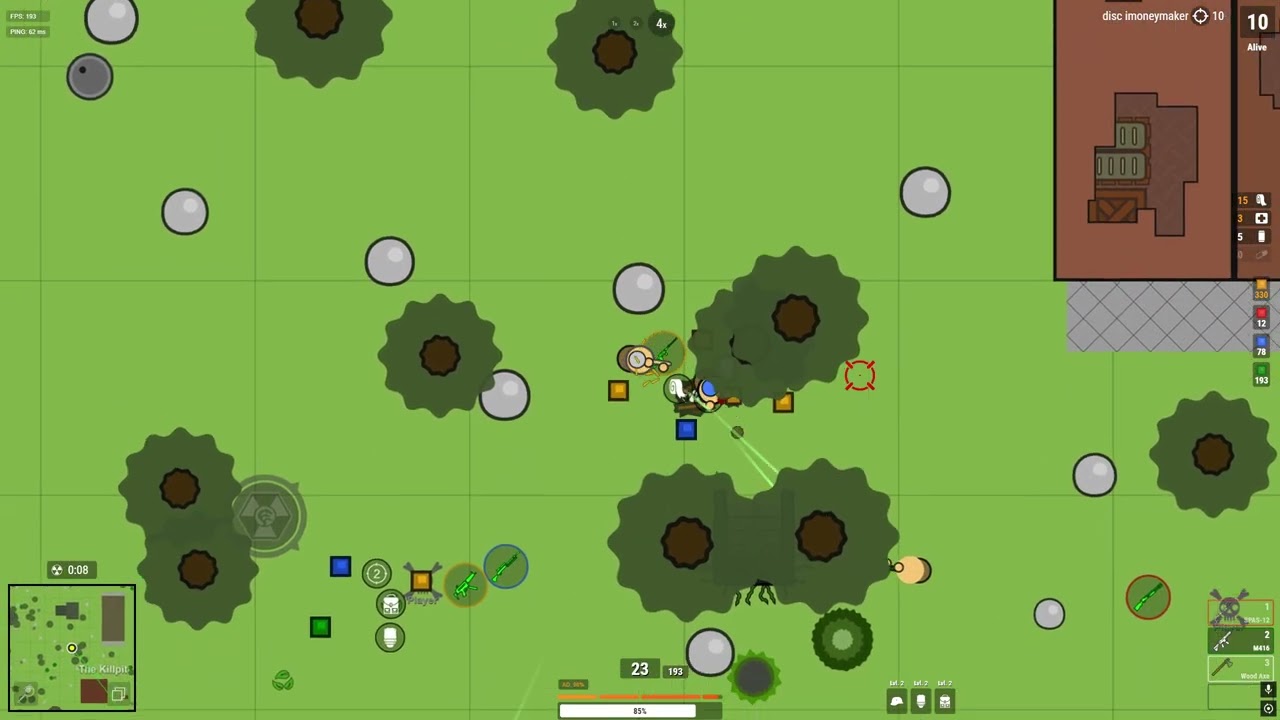 Surviv.io - 15 kill win w/ spas, scout