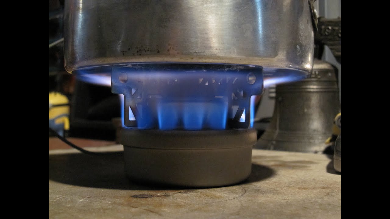Survival EDC Ultralight Titanium Alcohol Stove & Evernew Titanium Cross Stand - Boil Test #1