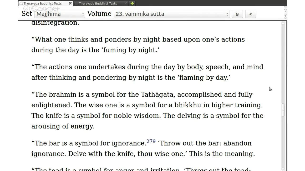 Sutta Study: Vammika Sutta