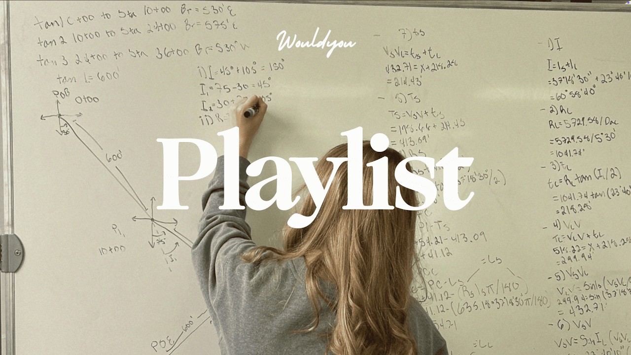 𝗣𝗹𝗮𝘆𝗹𝗶𝘀𝘁 오늘 공부, 오늘 끝내기 | 3 Hours Study Music