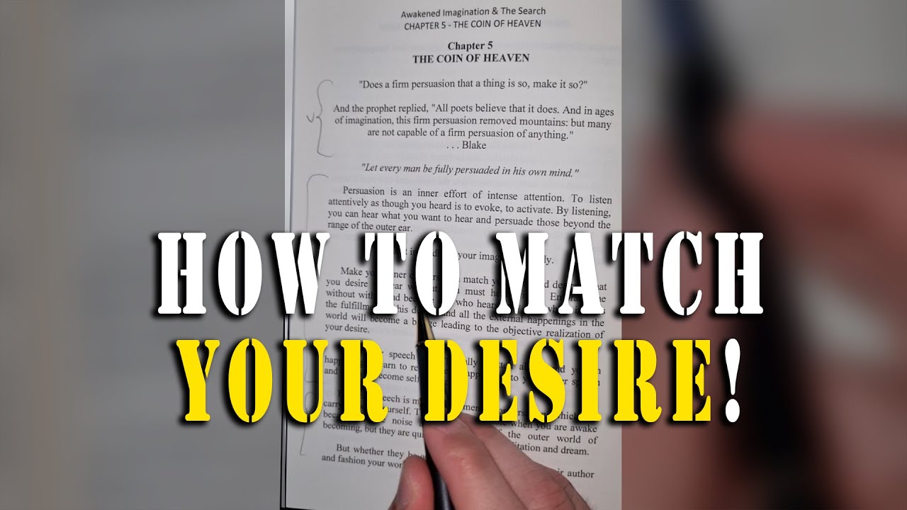 How to Make your INNER CONVERSATIONS Match your FULFILLED DESIRE (Neville Goddard Explained)