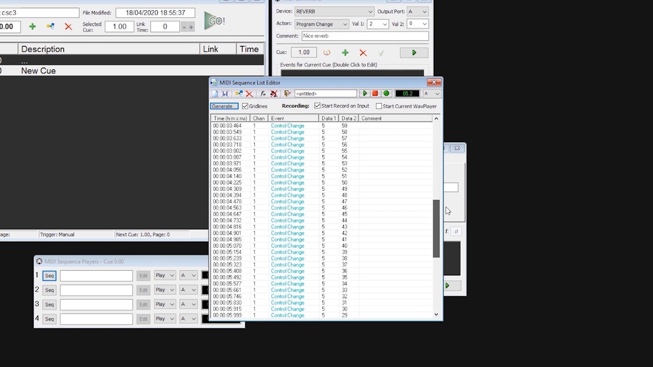CSC Show Control Overview Tutorial Series - 03 MIDI and Comms/Network