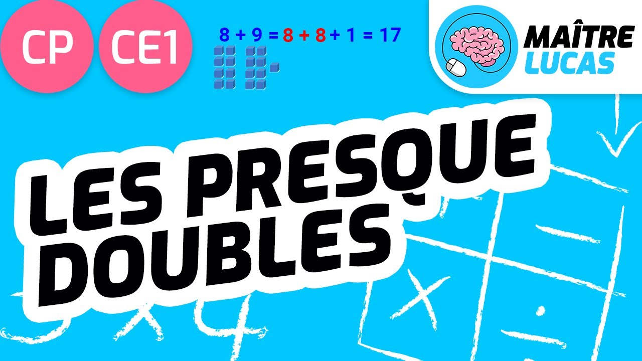 Les presque doubles pour additionner CP - CE1 - Cycle 2 - Mathématiques - Calcul réfléchi